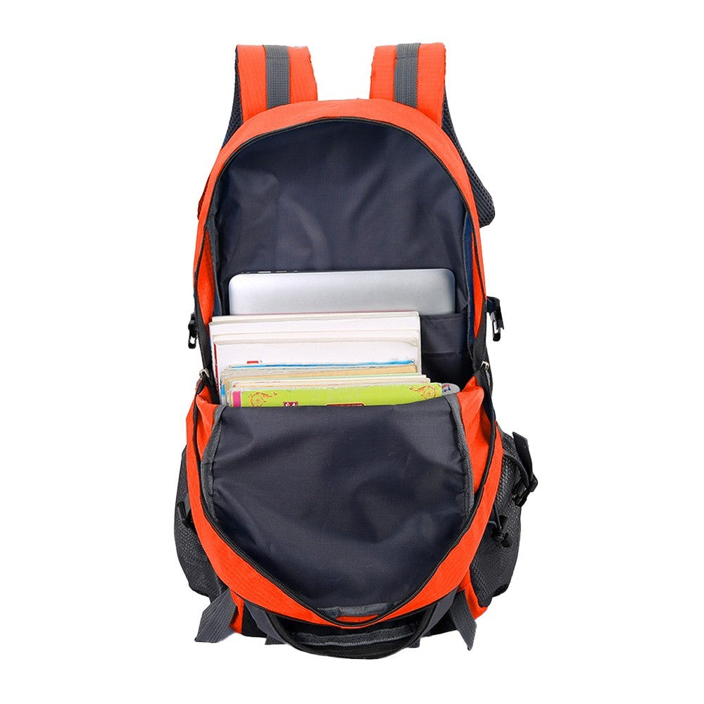 Water-resistant Hiking Backpack Travel Camping Outdoor Bag for Men and Women Orange