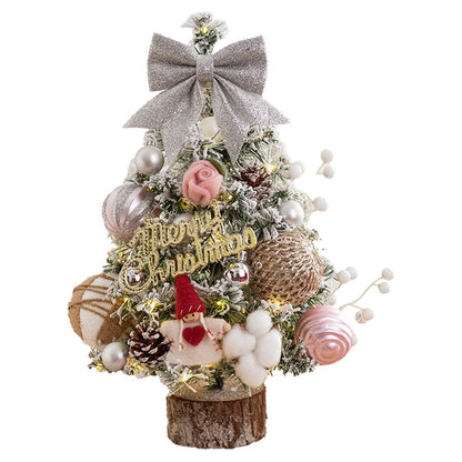Artificial Mini Christmas Tree DIY Tabletop Ornaments Xmas Decor Style 5