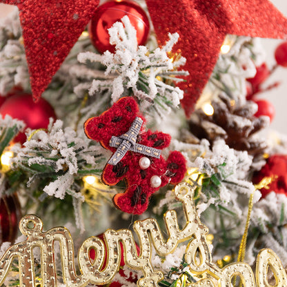 Tabletop Artificial Christmas Tree - Red