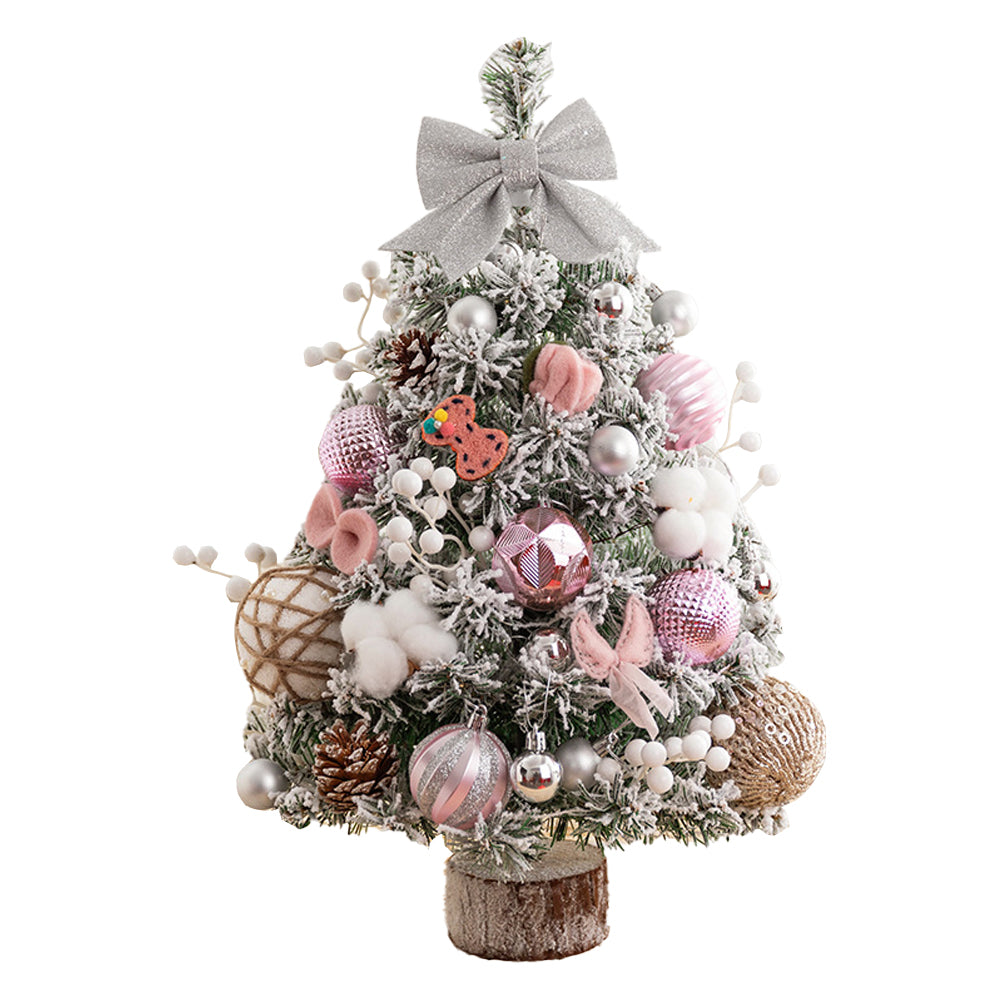 Tabletop Artificial Christmas Tree - Pink