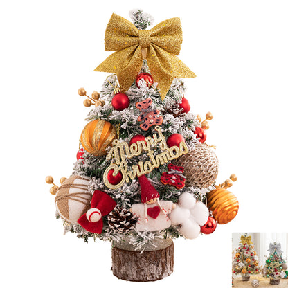 Tabletop Artificial Christmas Tree - Orange