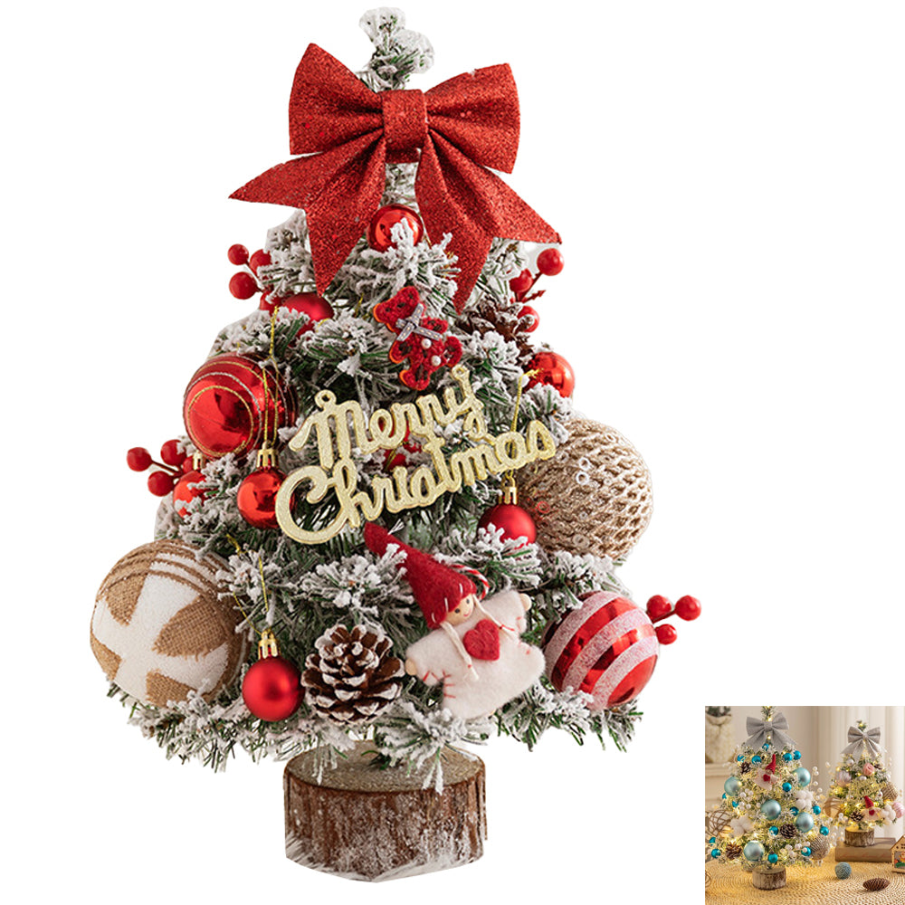 Tabletop Artificial Christmas Tree - Red