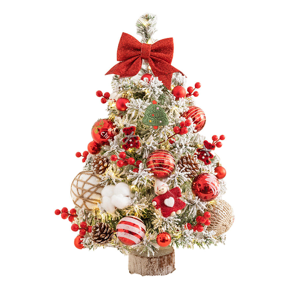 Tabletop Artificial Christmas Tree - Red