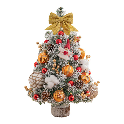 Tabletop Artificial Christmas Tree - Orange