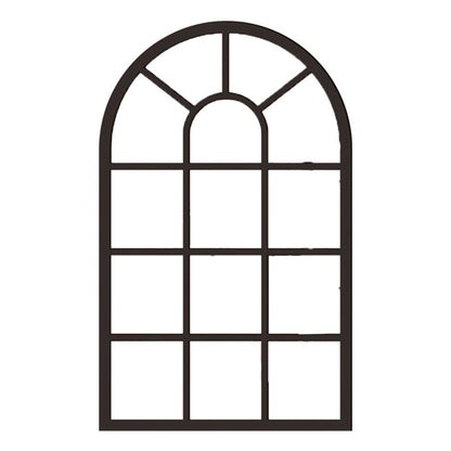 Self-adhesive Arched Acrylic Wall Mirror Window Sticker Decals Removable Window Mirror Wall Decor Style 2