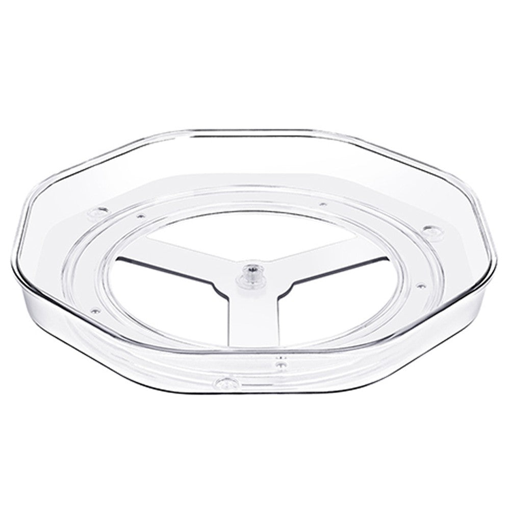 2Pcs Lazy Susan Turntable Pantry Kitchen Storage Rotating Spice Rack Organizer