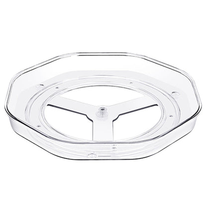 2Pcs Lazy Susan Turntable Pantry Kitchen Storage Rotating Spice Rack Organizer