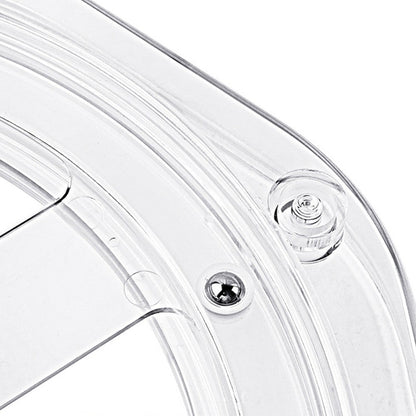 2Pcs Lazy Susan Turntable Pantry Kitchen Storage Rotating Spice Rack Organizer