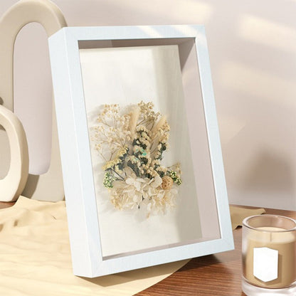 Shadow Box Picture Frame Display Case Memory Box for Bouquets Pictures