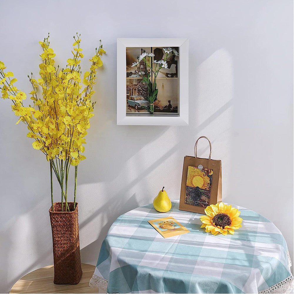 Shadow Box Picture Frame Display Case Memory Box for Bouquets Pictures