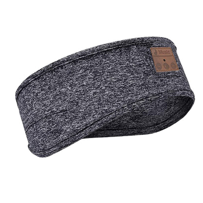 Sleep Headphones Breathable Bluetooth 5.2 Headband Wireless Sleeping Earbuds Earphones -Gray