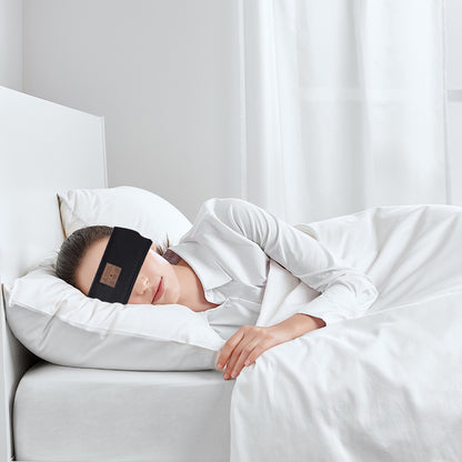 Sleep Headphones Breathable Bluetooth 5.2 Headband Wireless Sleeping Earbuds Earphones -Black