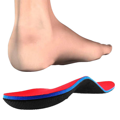 Pair of Orthotic Insoles Insert Shoes High Arch Support for Flat Feet