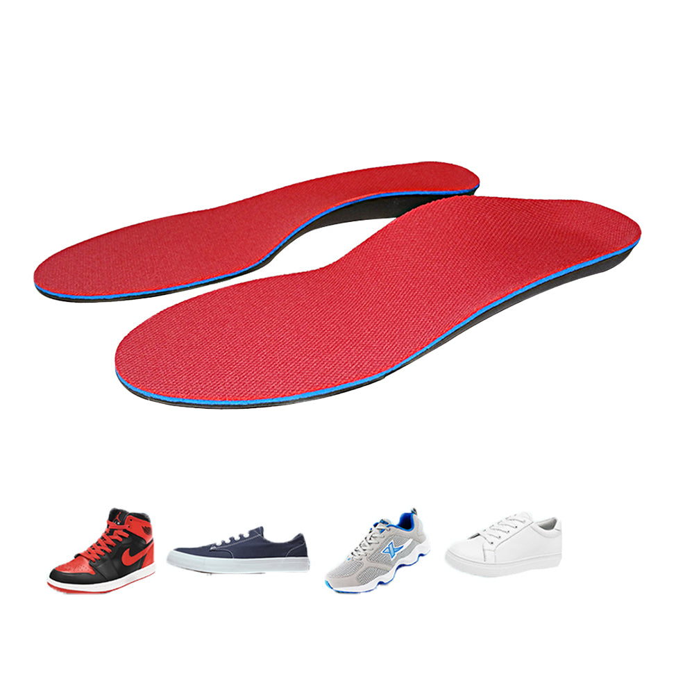 Pair of Orthotic Insoles Insert Shoes High Arch Support for Flat Feet