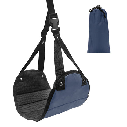 Travel Foot Rest Hammock Footrest Leg Pillow Memory Foam Cushion Hammock Blue