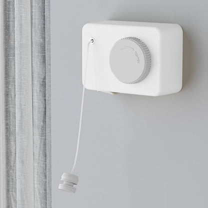 Retractable Clothes Line Wall Mounted Laundry Line for Indoor Balcony White