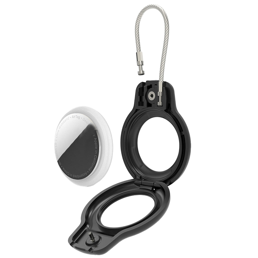 For Apple Airtag Case Cover Anti-lost Airtag Protective Case Black