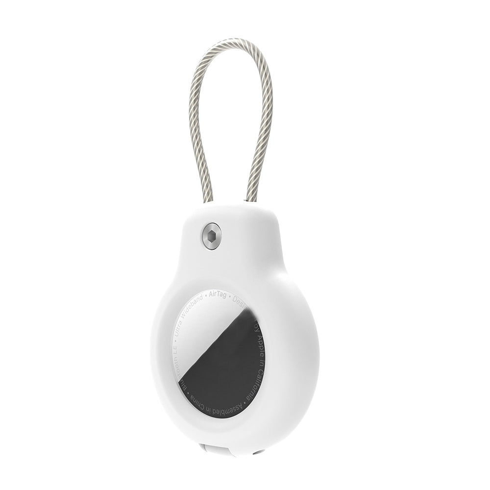 Compatible with Apple AirTag Secure Holder - White
