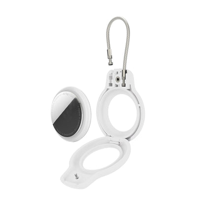 Compatible with Apple AirTag Secure Holder - White