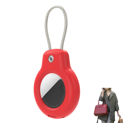 4 Piece Compatible with Apple AirTag Secure Holder - Black Blue Red White