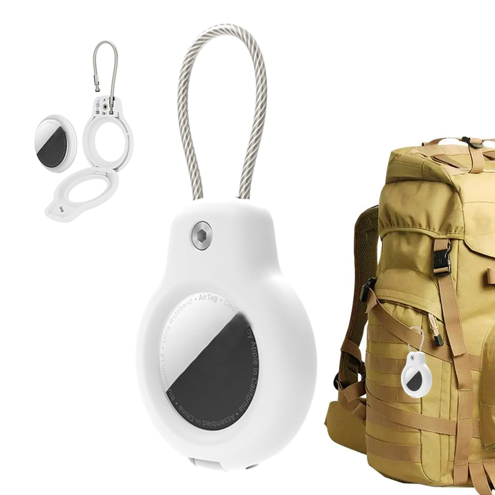 Compatible with Apple AirTag Secure Holder - White