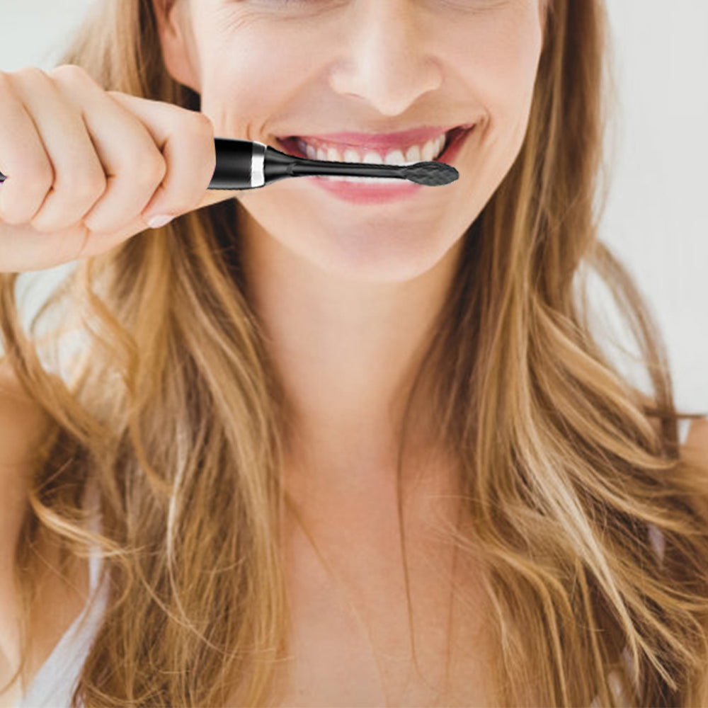 4Pcs Replacement Electric Toothbrush Heads Compatible with Philips Black