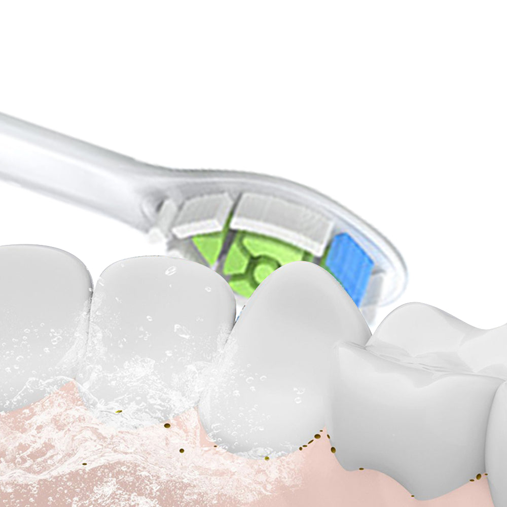 4Pcs Replacement Electric Toothbrush Heads Compatible with Philips White