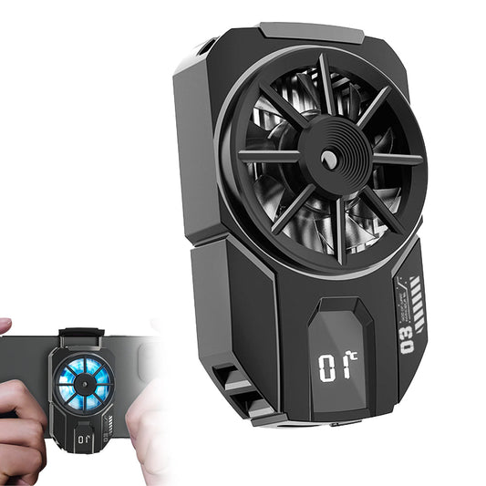 Universal Mobile Phone Cooler Radiator for iPhone/Android Digital Display Game Cooling Fan