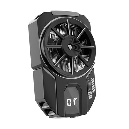 Universal Mobile Phone Cooler Radiator for iPhone/Android Digital Display Game Cooling Fan