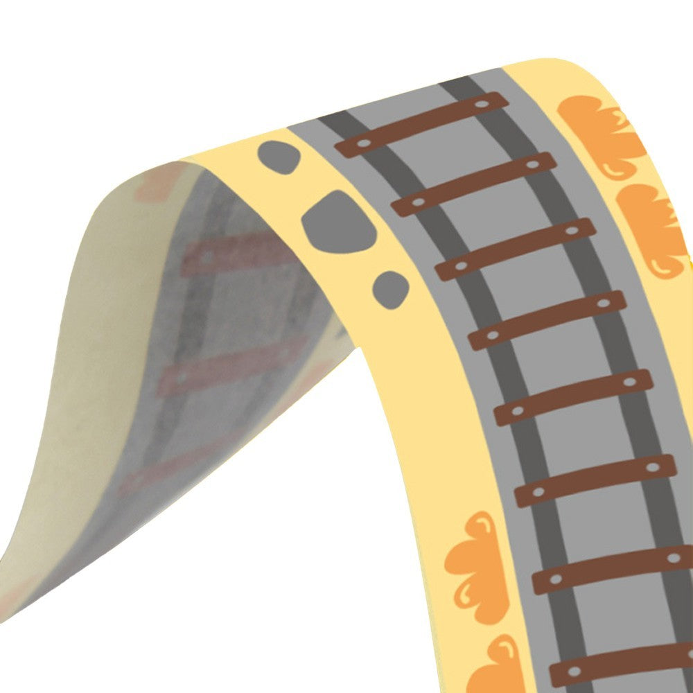 Kids DIY Imaginative Road Tape and Stickers Kit Toy Cars Accessories