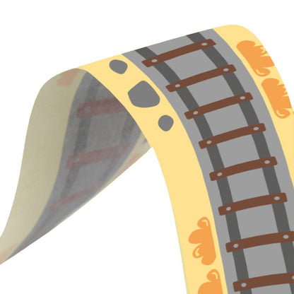 Kids DIY Imaginative Road Tape and Stickers Kit Toy Cars Accessories