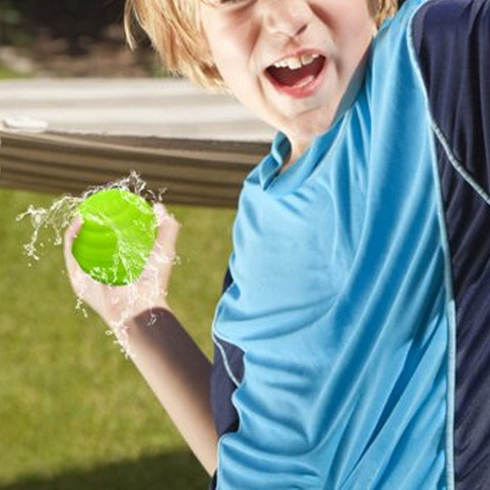 16Pcs Reusable Water Balls Quick Fill Water Balloons Bombs Kids Adult Water Fight Toy-Honeycomb
