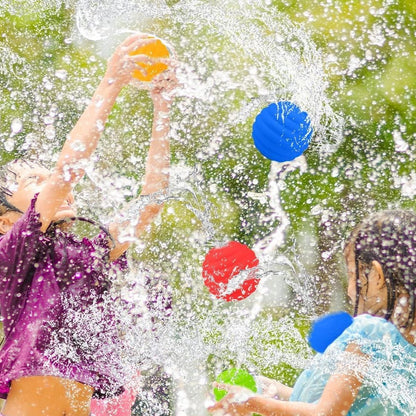 16Pcs Reusable Water Balls Quick Fill Water Balloons Bombs Kids Adult Water Fight Toy-Honeycomb