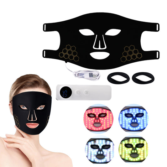 Infrared LED Light Photons Facial Mask Skin Care Wrinkle Reduce Anti-Acne Facial Care Tool