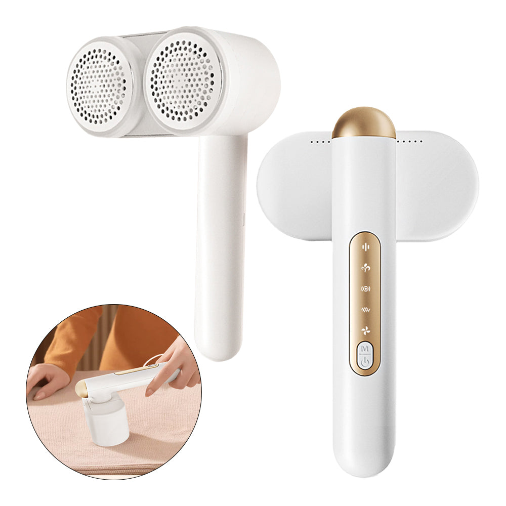Rechargeable Lint Catcher Fabric Shaver Dual Head Sweater Defuzzer