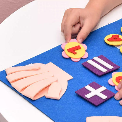 Montessori Learning Toddler Felt Educational Toy Finger Number Learning Counting Math Felt Board Busy Board Toys