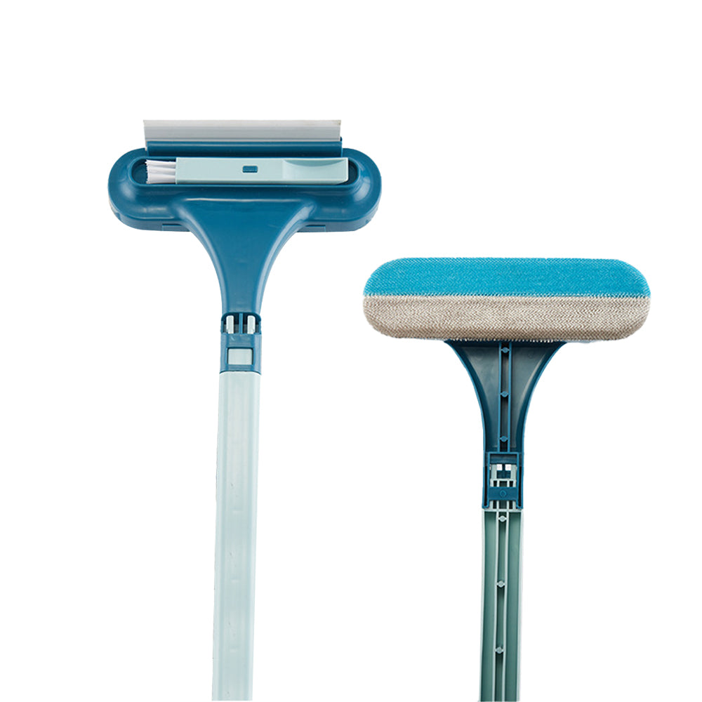 3 in 1 Window Screen Cleaner Brush - Blue