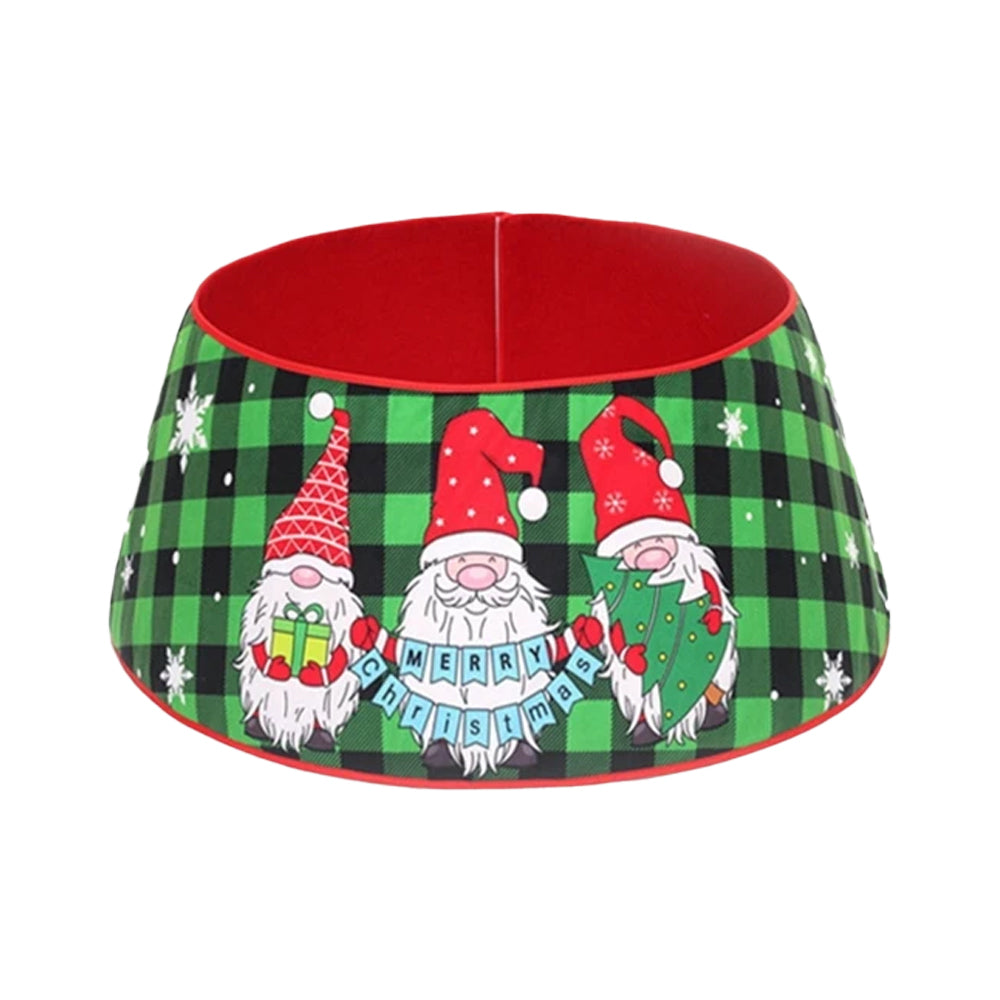 Christmas Tree Collar Xmas Tree Ring Round Christmas Tree Base Tree Skirts Style 3