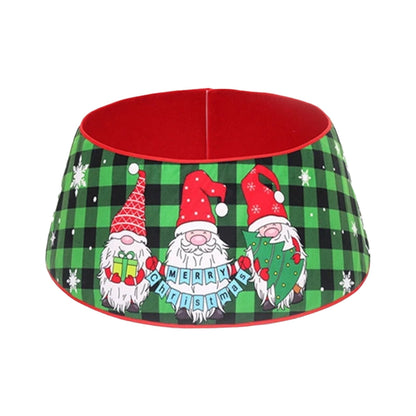 Christmas Tree Collar Xmas Tree Ring Round Christmas Tree Base Tree Skirts Style 3
