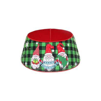 Christmas Tree Collar Xmas Tree Ring Round Christmas Tree Base Tree Skirts Style 3
