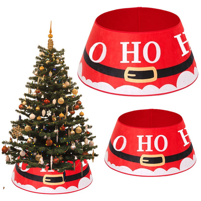 Christmas Tree Collar Xmas Tree Ring Round Christmas Tree Base Tree Skirts Style 1