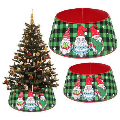Christmas Tree Collar Xmas Tree Ring Round Christmas Tree Base Tree Skirts Style 3