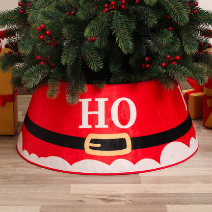 Christmas Tree Collar Xmas Tree Ring Round Christmas Tree Base Tree Skirts Style 1