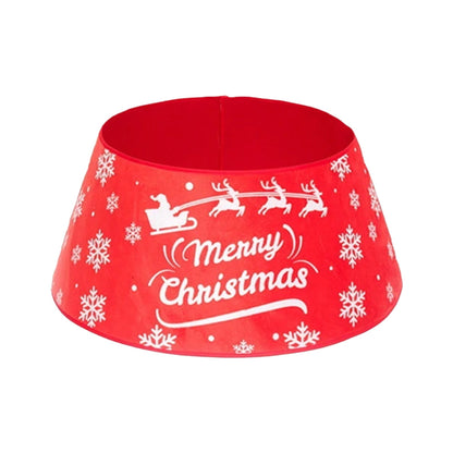 Christmas Tree Collar Xmas Tree Ring Round Christmas Tree Base Tree Skirts Style 2