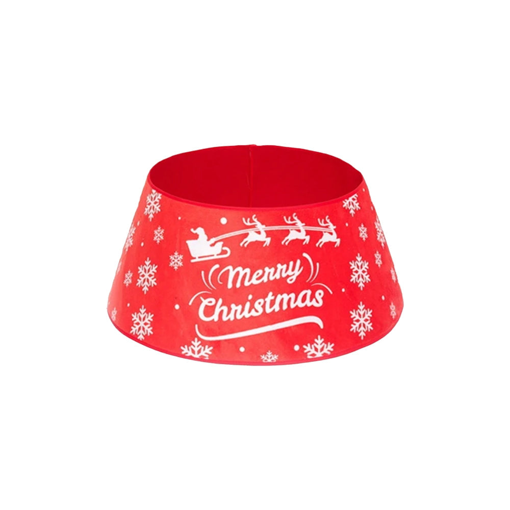 Christmas Tree Collar Xmas Tree Ring Round Christmas Tree Base Tree Skirts Style 2