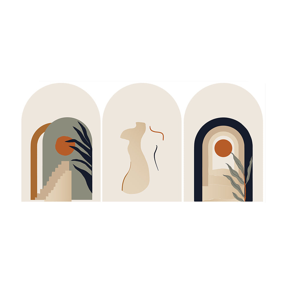 3Pcs Home Arch Wall Decal Decor Sticker Wall Decor Sticker Wall Decals Style 2