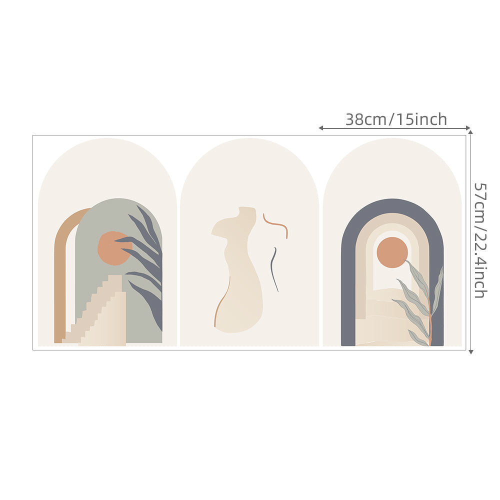 3Pcs Home Arch Wall Decal Decor Sticker Wall Decor Sticker Wall Decals Style 2