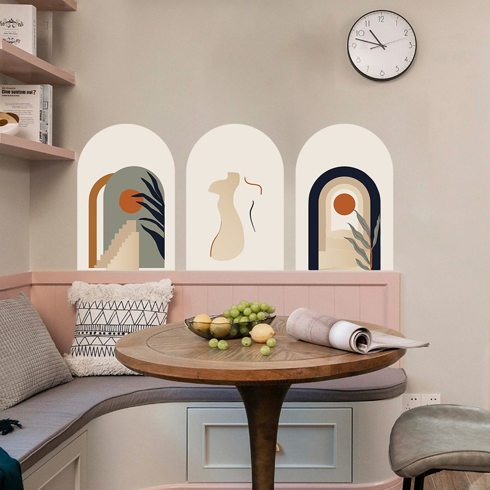 3Pcs Home Arch Wall Decal Decor Sticker Wall Decor Sticker Wall Decals Style 2
