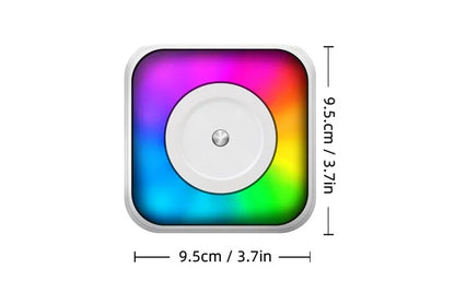 Mini Thermal Printer with RGB Light Portable Pocket Photo Picture Printer with 10 Rolls of Paper