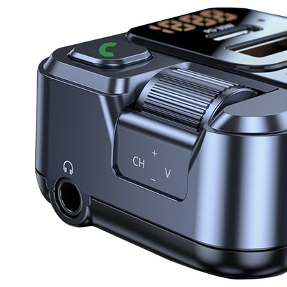 Car Wireless FM Transmitter Bluetooth Hands-Free MP3 Player USB Charger Adapter